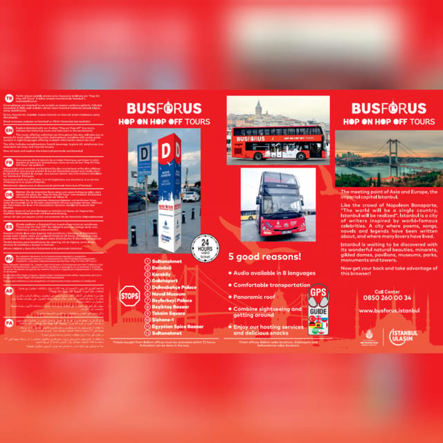 2 Days – 2 Routes – Unlimited Istanbul Experience - Audio Guide, Earphones, and Wi‑Fi: Make the Ride Part of Your Day
