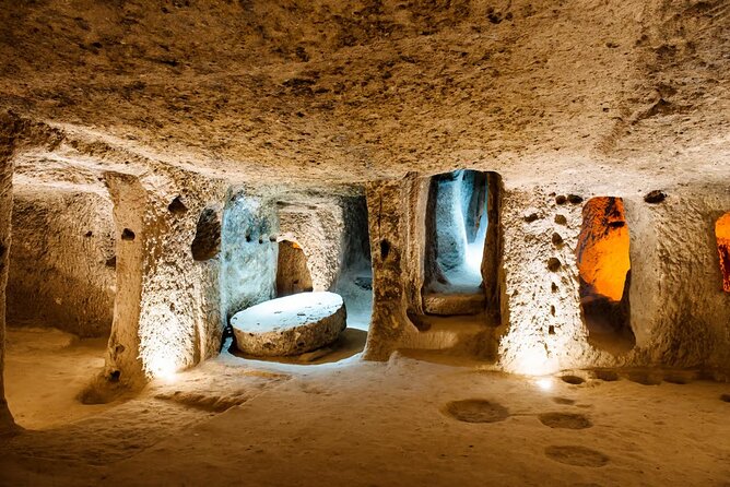 2 Days Cappadocia Tour from Istanbul and Hot Air Balloon Flight - Çavuşin cave village and Kaymaklı underground city: the “people lived here” stops
