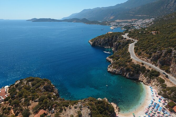 2 Hours Sunset Tour from Kas - Big Pebble Beach after dark: a scenic pass with 30 minutes to feel it
