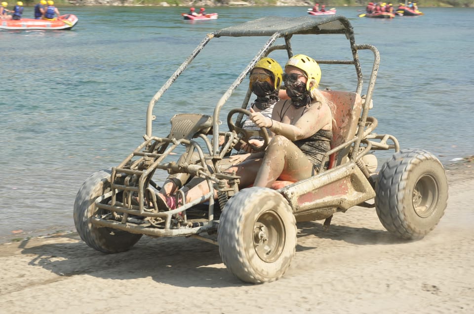 3in1 Combo Tour: Rafting&Buggy&Zipline Tour - The zipline over the river: speed, height, and a safe ride
