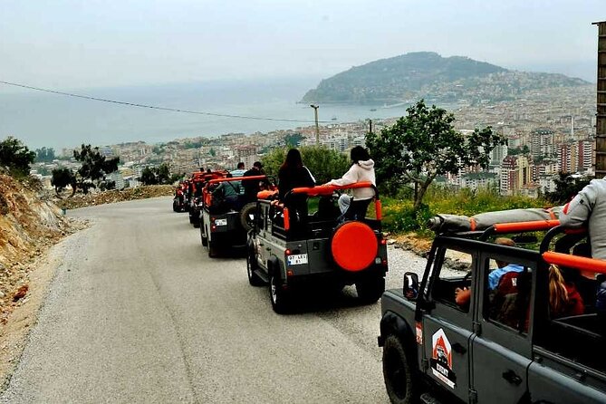 3in1: Night Jeep Safari & Boat Tour & Dinner from Alanya - Practical tips for enjoying open-jeep riding and night entertainment
