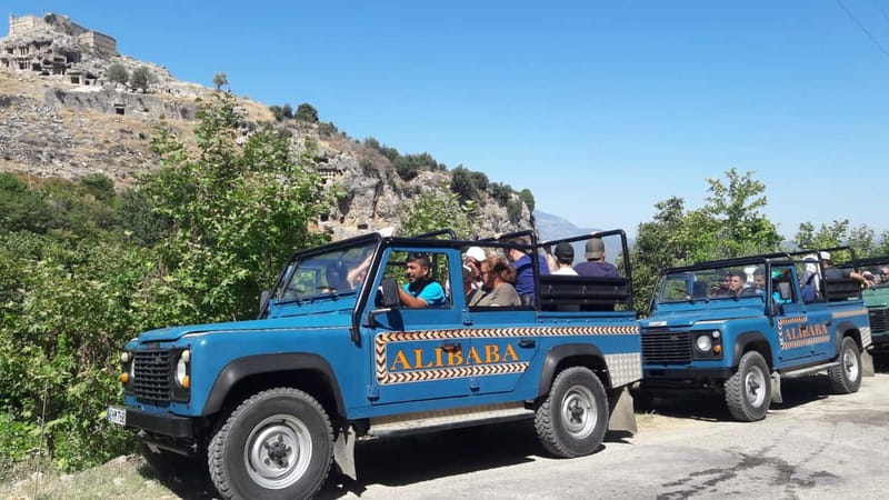 4x4 Jeep Safari - TLOS-SAKLIKENT WİTH BBQ LUNCH - A 10-hour Jeep Safari day plan from Fethiye