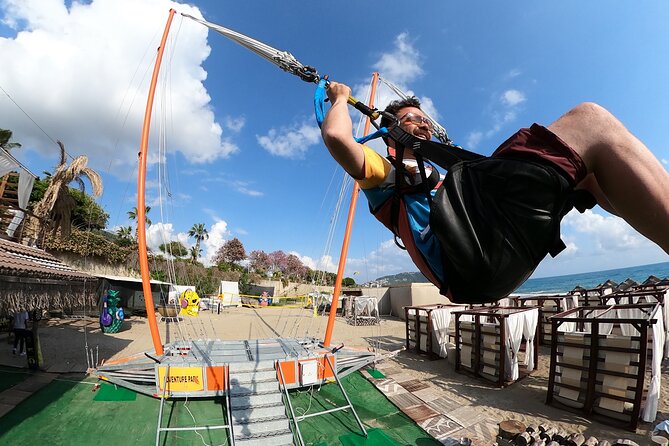 Adrenaline is at its peak with the human slingshot - Where you start: Kızlar Pınarı check-in and getting to the beachfront