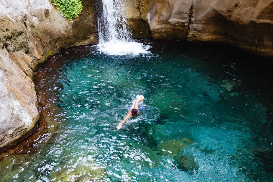 Alanya: 3-in-1 Sapadere Waterfalls, Dim Stream, & Cave Tour - Sapadere Canyon: waterfalls, wooden walkways, and cool water breaks