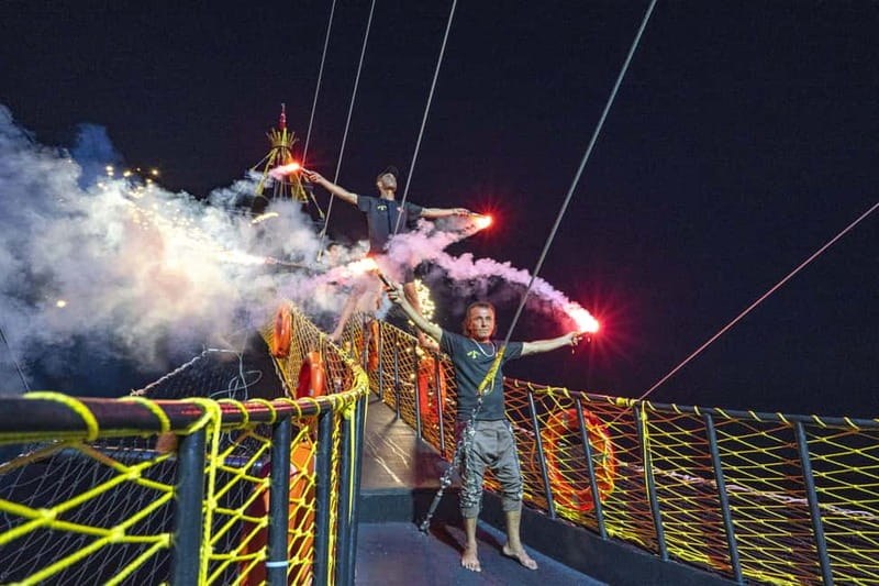 Alanya: All Inclusive Sunset Cruise on a Luxury Boat - Entering the Biggest Pirate Ship in Turkey