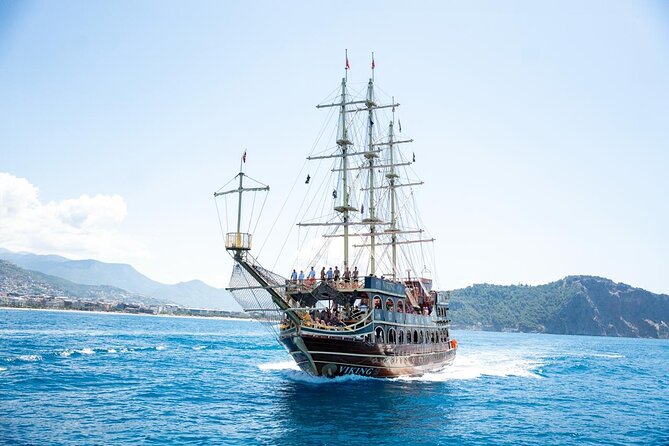 Alanya Boat Trip with Lunch and Hotel Pickup Pirate Adventure - Key highlights at a glance