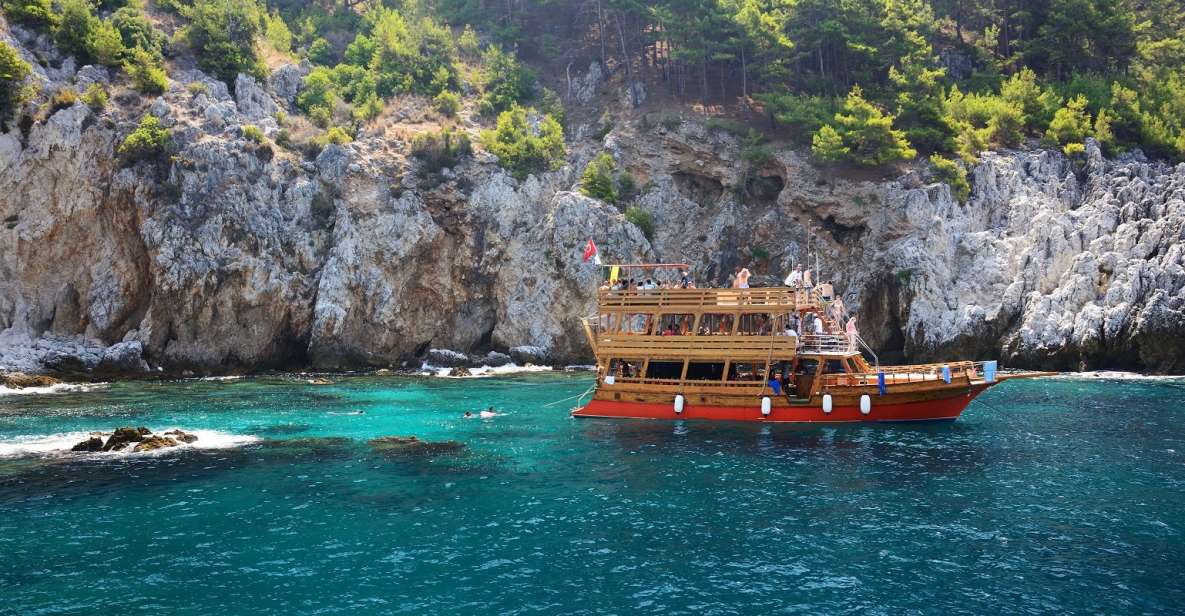 Alanya: Boat Trip with Lunch, Drinks, and Swim Stops - Cruising the Alanya Coast: Red Tower and the Castle From Offshore