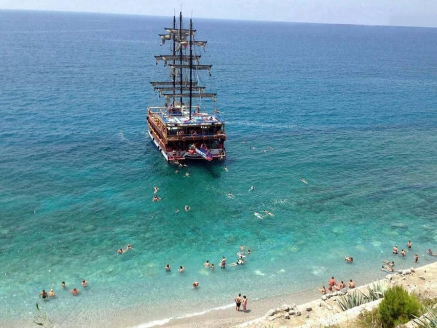Alanya: Catamaran Boat Tour with Snorkeling with Lunch - Getting to Brothers Five and finding your comfort zone