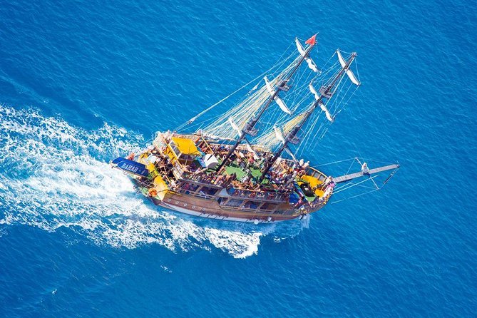 Alanya Catamaran Boat Tour with Sunbathing Swimming & Snorkelling - Lunch and soft drinks: what included means for your day