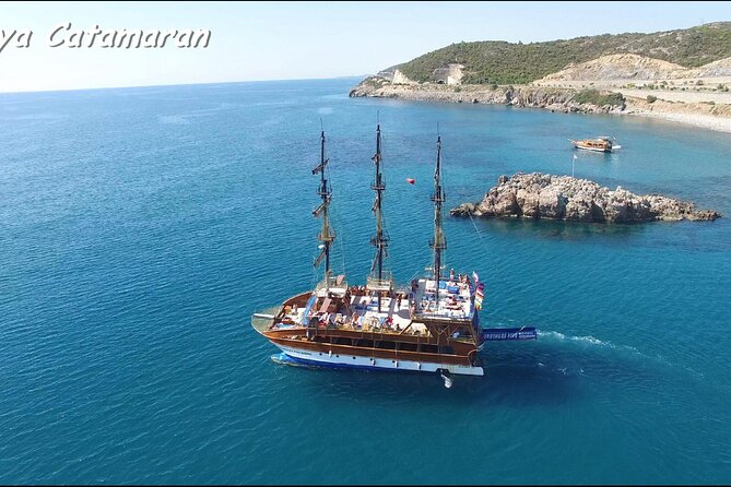 Alanya Catamaran Boat Trip incl. Lunch and drinks - The Music, Foam, and Comfort Check (Important for Some Visitors)