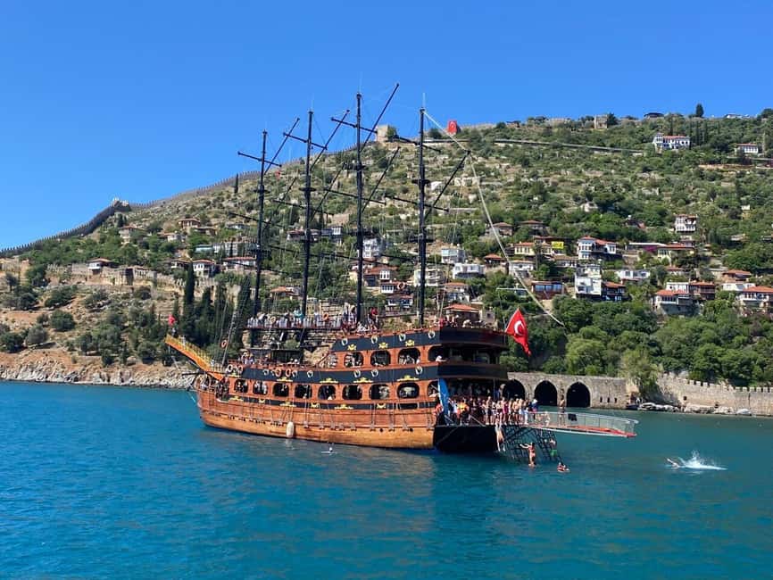 Alanya City, Castle & Boat Tour with Bazaar and Swim Stop - Key Highlights You’ll Care About