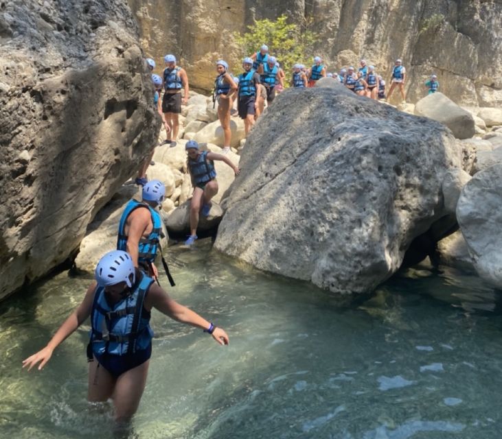 Alanya/City of Side: Canyoning, Rafting and Ziplining Tour - Ziplining Across the Koprucay River