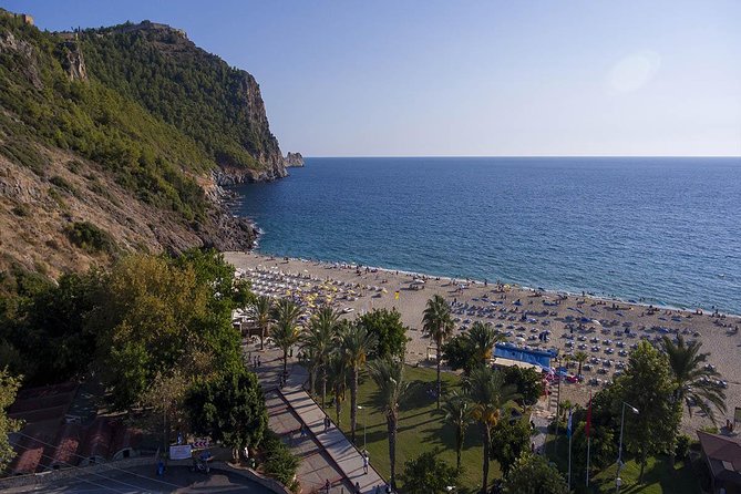 Alanya City Tour - Departure from Side - Alanya Harbor boat hour: caves, beach views, and vendor noise