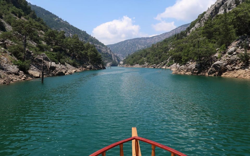 Alanya Green Canyon Boat tour with Lunch and Swimming Breaks - The Boat Ride: Calm Water, Dense Forest Views, and the Best Photo Window