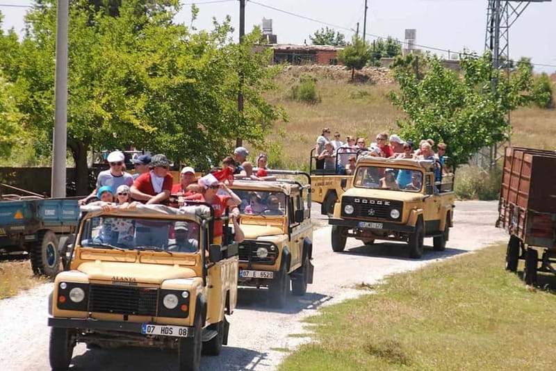 Alanya: Jeep Safari Tour with Lunch and Hotel Pickup - Yörük Village Visits, Mosque Stop, and Optional Water Wars