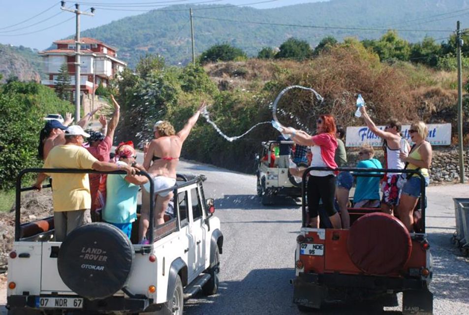 Alanya: Jeep Safari Tour with Lunch and Hotel Pickup - Dimçay Lunch, Swimming, and the Optional Dim Cave