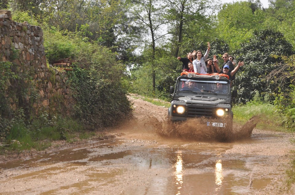 Alanya: Jeep Tour with Dim Cave, Waterfall with Dimcay Lunch - Dim River: swim, cool off, and fish (with gear provided)