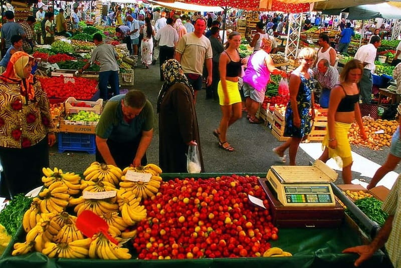 Alanya/Manavgat: Waterfall, Boat Tour With Lunch, Big Bazaar - Manavgat Bazaar (105 minutes): shop like you have a plan