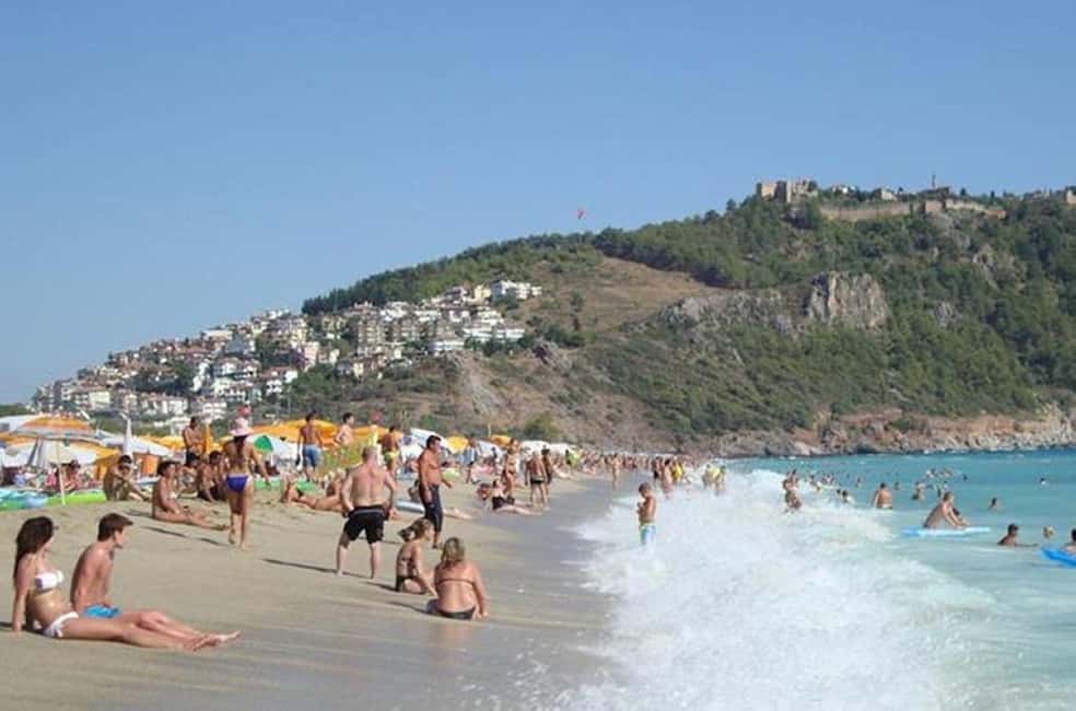 Alanya Night City Tour: Castle, Cleopatra Beach & Cable Car - Inside Alanya Castle Grounds: Bedesten Bazaar and Photo Stops