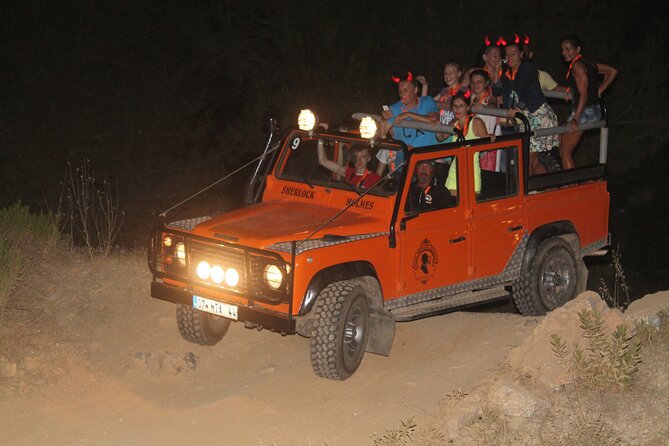 Alanya Night Safari - Off-road mountain drive and the I Love Alanya sign moment