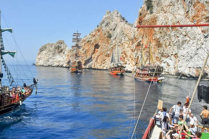 Alanya Pirate Boat Tour with Foam Party Soft Drinks & Transfer - Ulas Beach and Incekum Swim Breaks: The Water-Time That Makes the Price