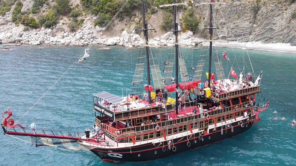Alanya: Pirate Boat Trip with Optional Pick Up and Lunch - The real highlight: sea caves and secret coves by boat