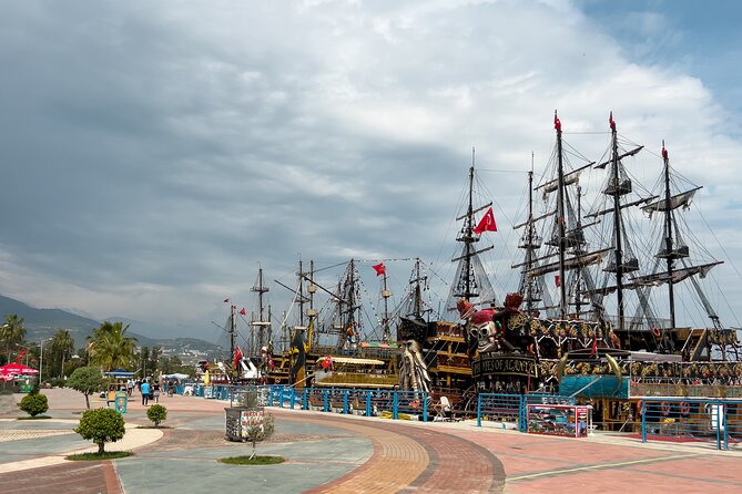 Alanya Pirate Boat with Beverages, Food, and Optional Transfer - Key points before you go