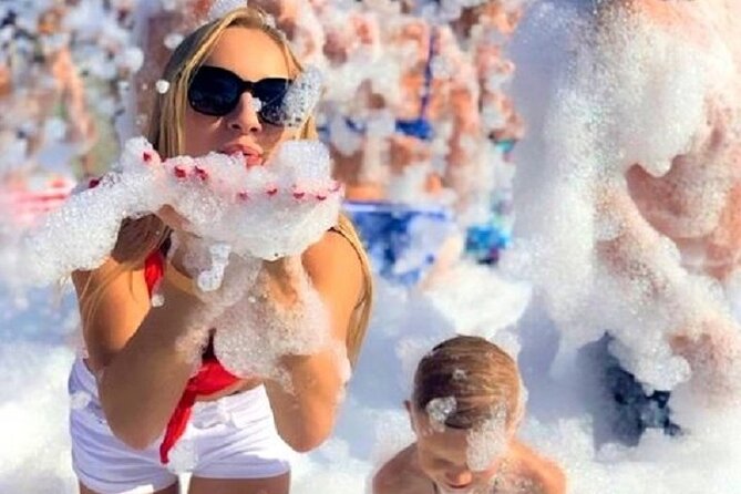 Alanya : Pirate Party Boat Trip w/ Transfer Lunch and Soft Drinks - Foam Party, Parrot Moments, and the Crew’s Kid-Proof Energy