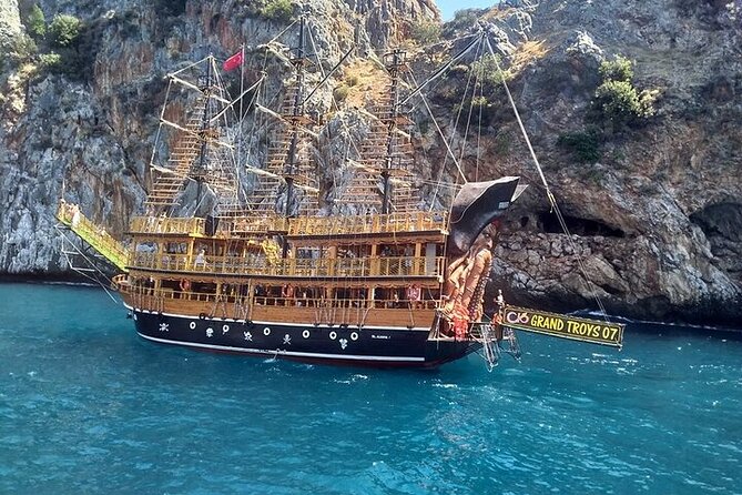 Alanya : Pirate Party Boat Trip w/ Transfer Lunch and Soft Drinks - Hotel Pickup and Getting to the Harbor Without Stress
