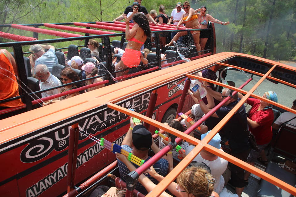 Alanya: Sapadere Canyon by Cabrio Bus w/ Cave & Lunch - Village stop: the best way to start cooling down