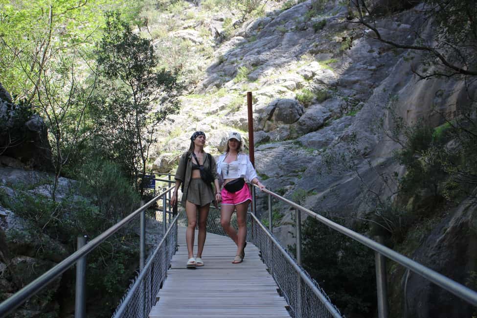 Alanya: Sapadere Canyon by Cabrio Bus w/ Cave & Lunch - Sapadere Canyon: waterfalls, a boat ride, and time to swim