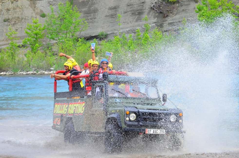 Alanya/Side/Antalya: Rafting, Zipline, Quad & Jeep Safari - Rafting, zipline, and off-road: what this tour really is