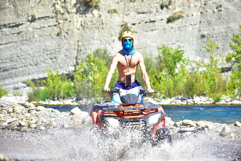 Alanya/Side/Antalya: Rafting, Zipline, Quad & Jeep Safari - Jeep safari on rocky paths: hold on, and aim for the photos