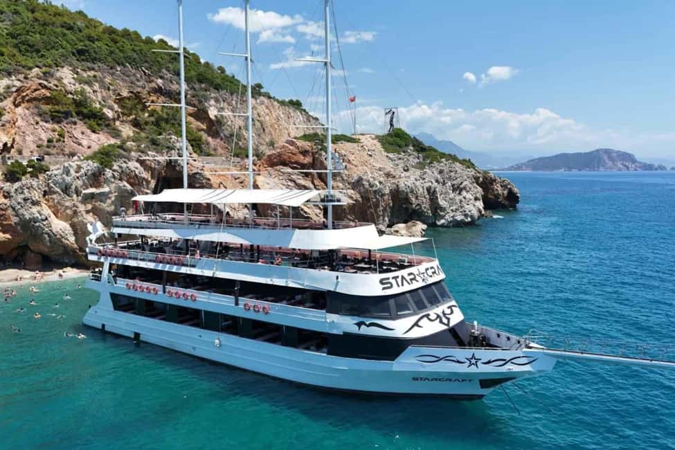 Alanya/Side: Starcraft Boat Trip w/ Unlimited Beer and Wine - Key highlights worth your attention