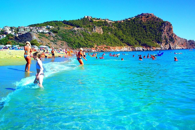 Alanya Sightseeing Tour from Side with Boat Trip and Lunch - Kleopatra Beach and Alanya Gardens: a breather between big stops