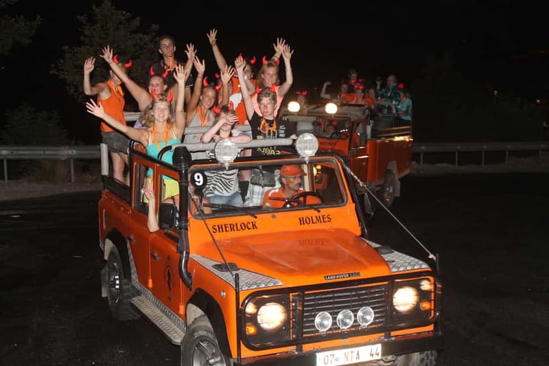 Alanya: Sunset Night Safari with Boat Trip with Dinner - Why Alanya at Night Works for People Who Want Fun Fast