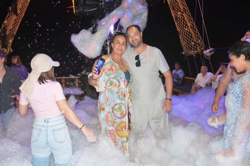 Alanya: Sunset Party Boat w/ Dinner & Unlimited Drinks - Cave Time on the Water: Phosphoric, Pirates, and Lovers