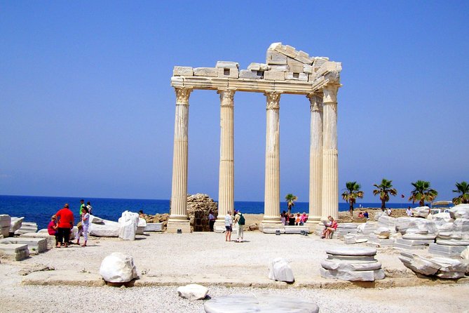 Alanya to Aspendos, Kursunlu Waterfalls and City of Side Tour - Side Ancient City: Free Entry and a Walkable Hour