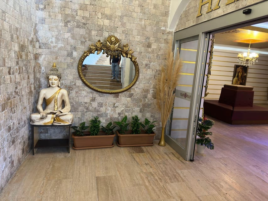 Alanya: Turkish Bath with Foam and Aromatherapy Massages - What happens after the hammam: tea, fruit, and a pool break