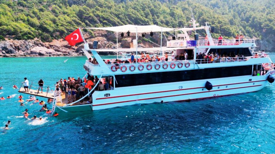 Alanya White Pearl Catamaran Cruise – Scenic Views & Swim - Alanya Coast Views: Castle, Old Shipyard, and Sea-Cave Sightlines