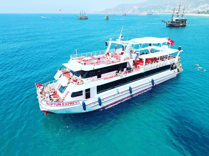 Alanya White Pearl Catamaran Cruise – Scenic Views & Swim - Lunch on Board and Soft Drinks: What Comes with the Price