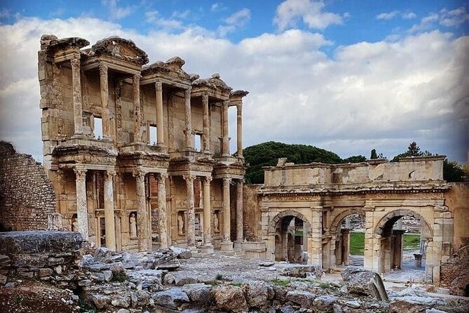 All Inclusive Biblical Ephesus, Terrace Houses, St John, Lunch - Walking Ephesus: Library of Celsus, Theatre, and the marble streets
