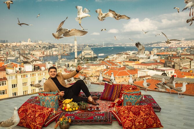 All Inclusive Full Day Luxury Istanbul Photo Shoot Tour - Karaköy Umbrella Street: Old Buildings and a Cafe Drink