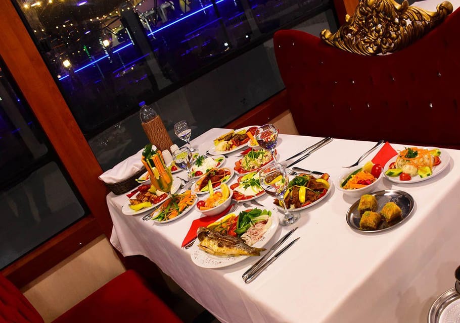 All Inclusive; Istanbul Bosphorus Dinner Cruise w/live shows - Hotel pickup, skip-the-line check-in, and getting on the boat fast