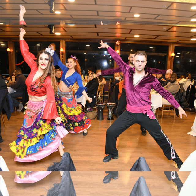 All Inclusive; Istanbul Bosphorus Dinner Cruise w/live shows - Drinks, tables, and crowd reality: the trade-offs for the price