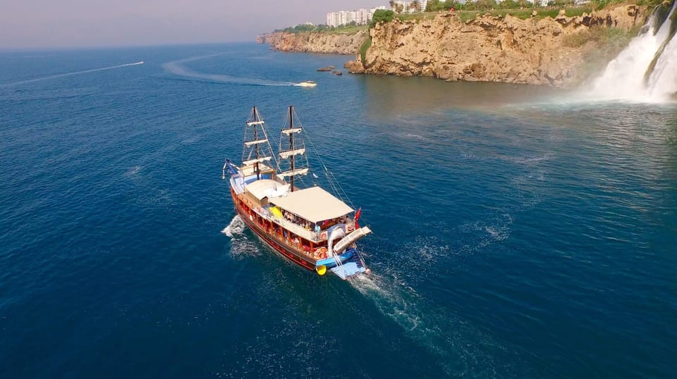 Antalya: Beach & Waterfalls Boat Trip w/ Lunch & Soft Drinks - Lara Beach Swim Stop: Unspoiled Views and a Real Break from the City