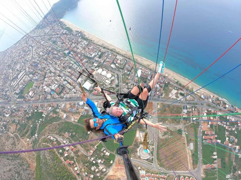 Antalya-Belek-City of Side: Tandem Paragliding With Transfer - What you see in the air: Alanya from castle cliffs to the shoreline