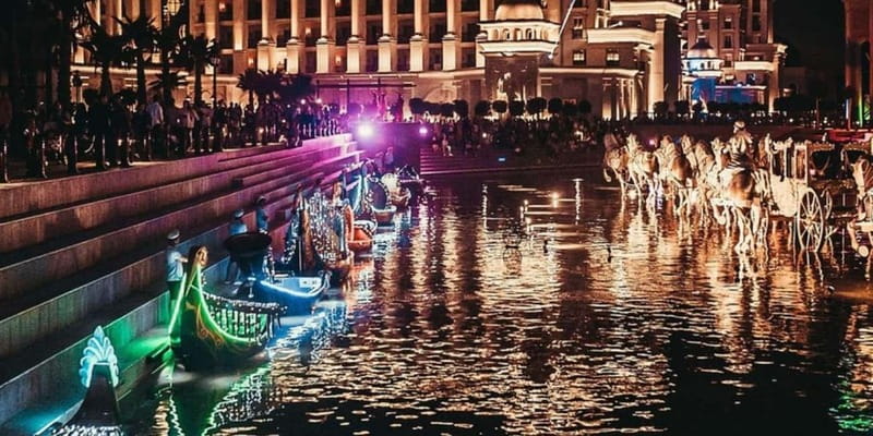 Antalya/Belek/Lara: Land Of Legends Night Show Transfer - The 180-Store Shopping Street: A Bonus That Works for Real Life