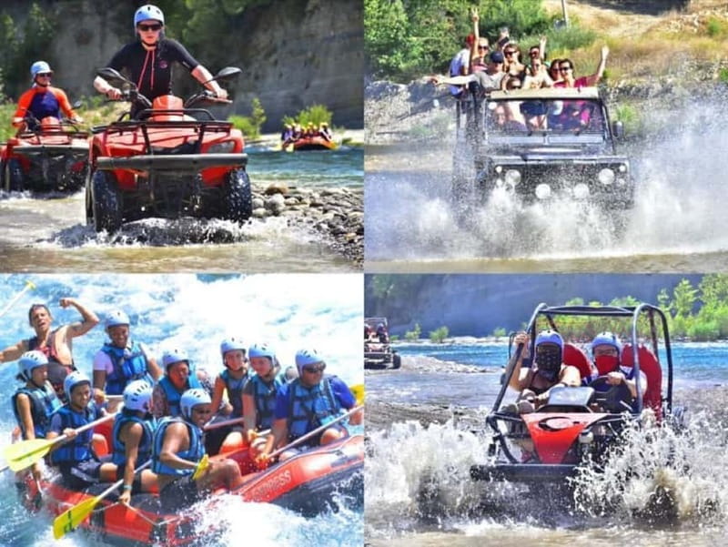 Antalya Buggy, Quad, Jeep, Rafting & Zipline Tour with Lunch - Breaks, Lunch, and How Optional Add-Ons Change the Experience