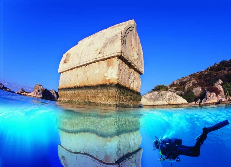 Antalya: Demre, Myra & Kekova Sunken City Guided Tour - Kekova Sunken City by boat: Simena ruins and Teimiussa
